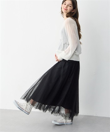 Rosemadame 無地・ドット ボリュームチュール　マタニティスカート（マタニティ/ 妊婦服）産前・産後対応_subthumb_27
