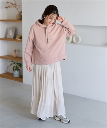 Rosemadame 裏シャギーボンディング授乳パーカー(マタニティ/授乳服）授乳口付き 授乳楽々 妊婦服 産前・産後対応_subthumb_8