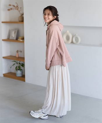 Rosemadame 裏シャギーボンディング授乳パーカー(マタニティ/授乳服）授乳口付き 授乳楽々 妊婦服 産前・産後対応_subthumb_9