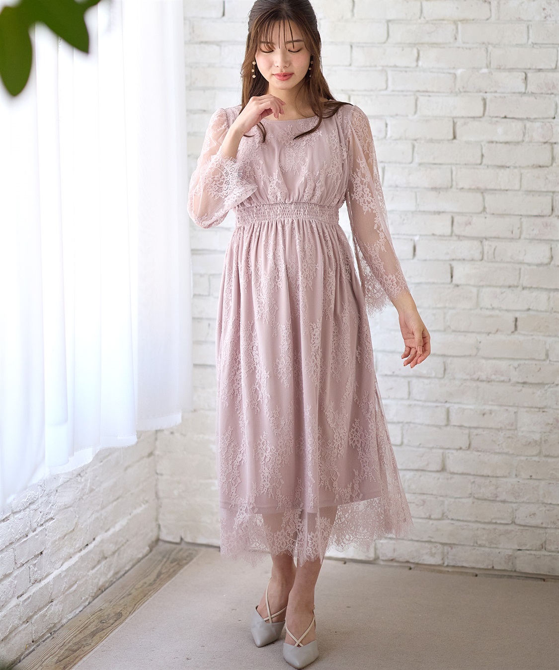 Rosemadame リバーレース フォーマルワンピース(授乳口付き)_sub_11
