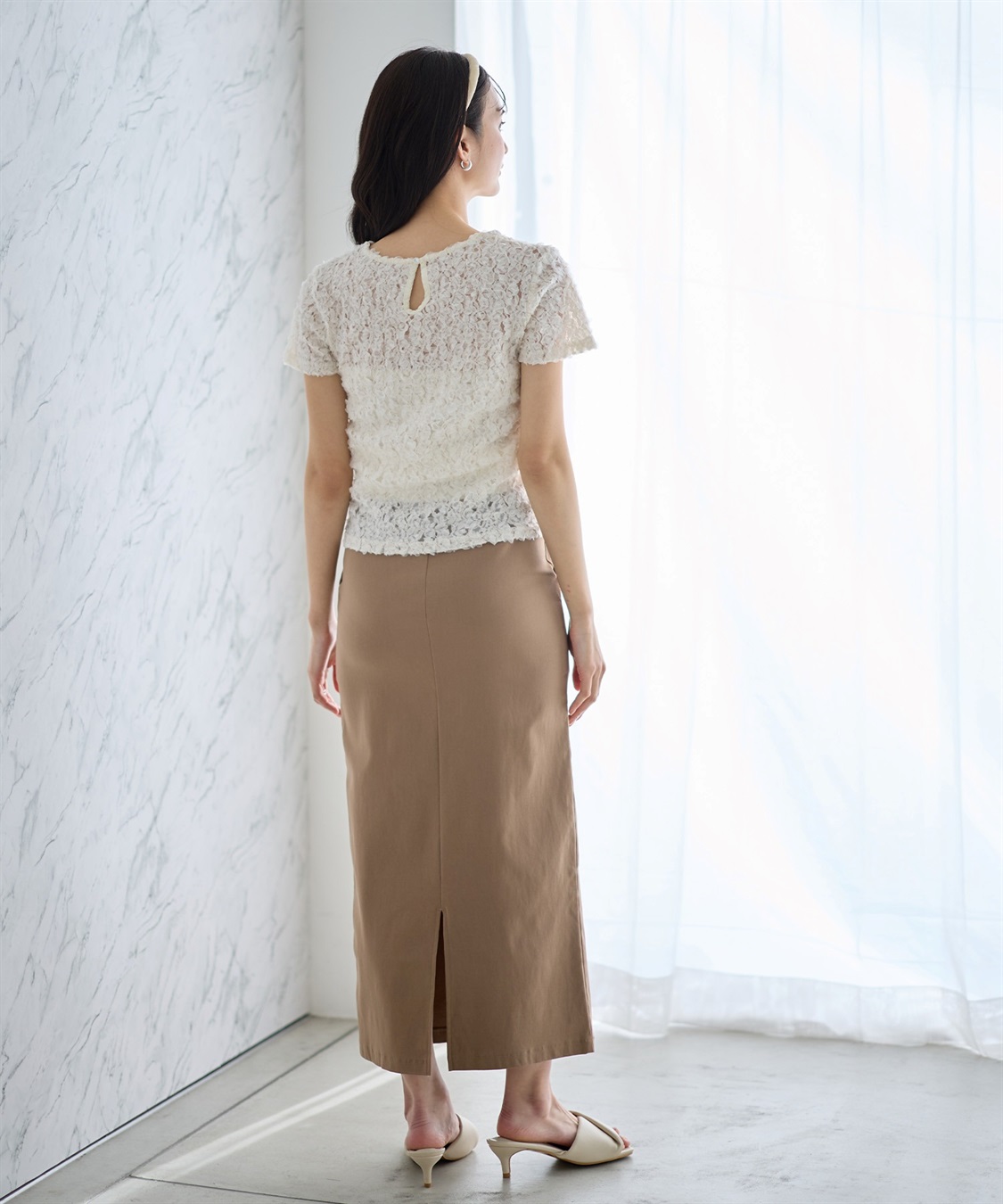 Rosemadame ツイルタイトめスカート（マタニティ～産後）妊婦服 産前・産後対応_sub_6