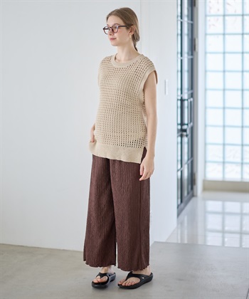 Rosemadame ストライプジャガードワイドパンツ（マタニティ～産後）妊婦服 産前・産後対応_subthumb_19