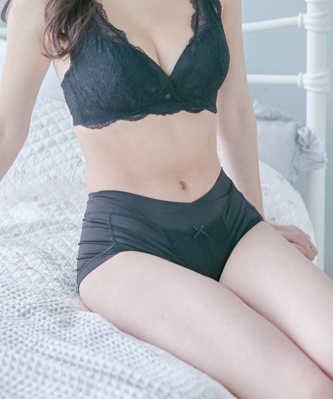 Rosemadame ストレッチレースショーツ　妊婦　出産準備　マタニティ　産前産後　マタニティショーツ　大人可愛い　マチ裏綿100％_sub_5