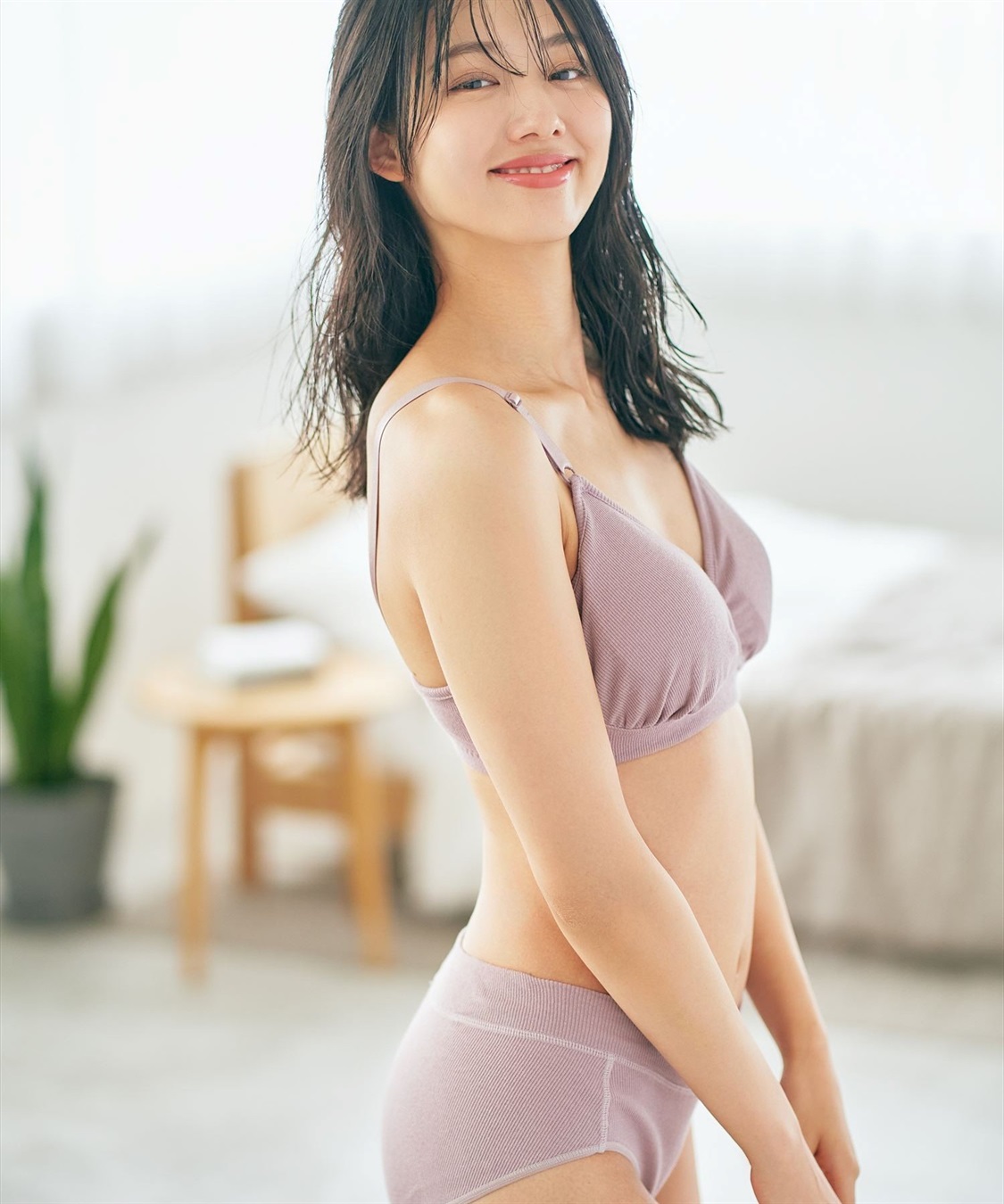 Rosemadame 【吸水シリーズ】吸水パッド付き授乳ブラジャー　授乳ブラ ノンワイヤー ブラジャー マタニティ 下着 簡単授乳 母乳パッド付き 産前 産後 クロスオープン ハーフトップ_sub_15