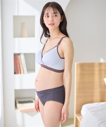 Rosemadame リブバイカラー クロスオープン授乳ブラジャー_subthumb_6
