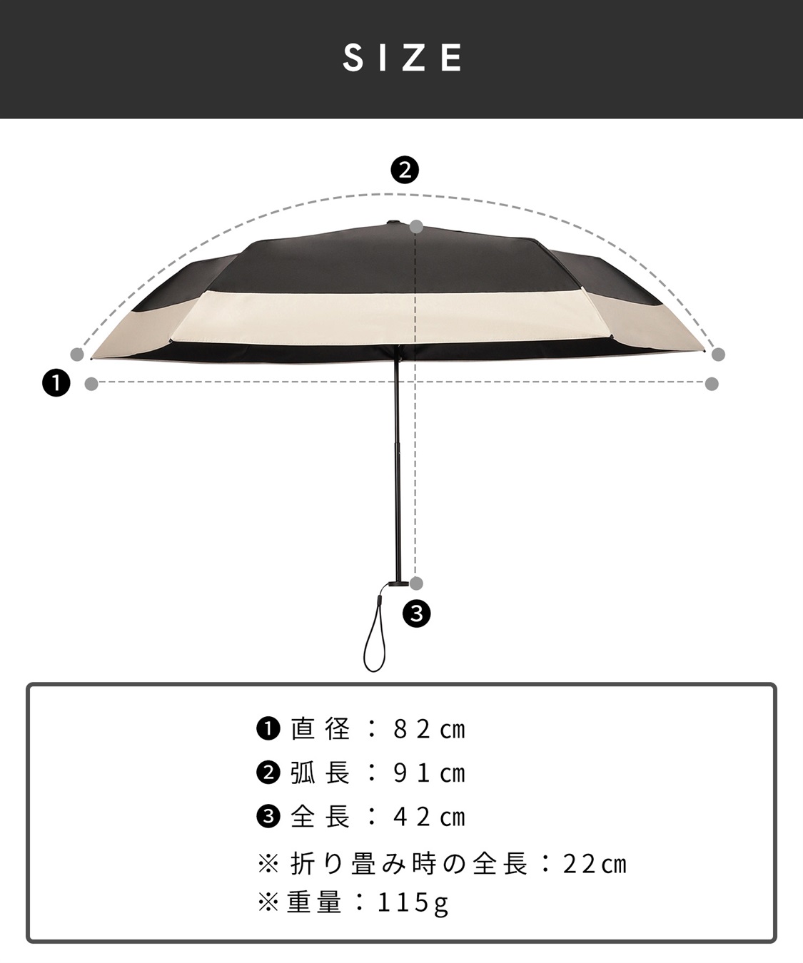 Life Style by cross marche 【TRIP.INN】晴雨兼用折り畳み傘_sub_14
