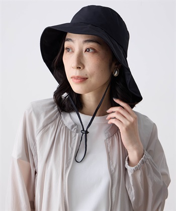 JOIN PARK 【Wpc.】UVカット接触冷感コンパクトエアリーハット【超軽量55g 帽子 ハット つば部分 完全遮光100％＆完全UVカット100％生地 UPF50+ あご紐付き 調整可能 日焼け対策 紫外線対策】_subthumb_4