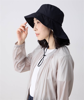 JOIN PARK 【Wpc.】UVカット接触冷感コンパクトエアリーハット【超軽量55g 帽子 ハット つば部分 完全遮光100％＆完全UVカット100％生地 UPF50+ あご紐付き 調整可能 日焼け対策 紫外線対策】_subthumb_6