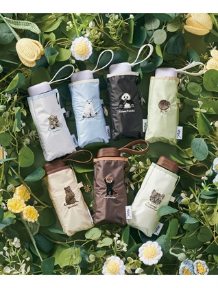 JOIN PARK 【Wpc.】遮光アニマル刺繍 mini【完全遮光100％＆完全UVカット100％生地 晴雨兼用 遮熱 撥水 UPF50+ 日焼け対策 紫外線対策 折り畳み 動物柄】_subthumb_28