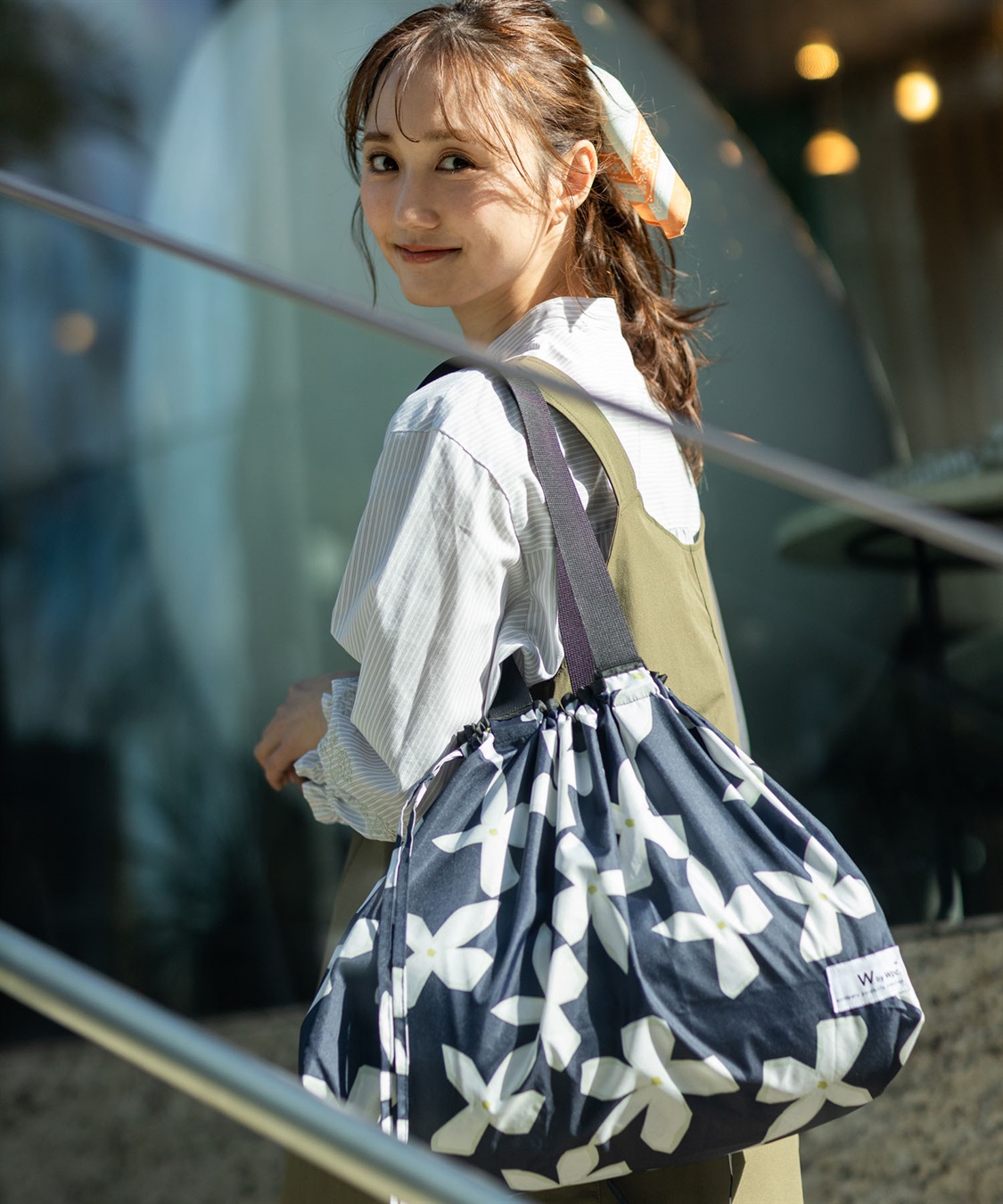 JOIN PARK 【Wpc.】パッカブルレインバッグカバー【撥水＆防水加工生地 大きい開け口 収納力バツグン エコバッグ トートバッグ サブバッグ コンパクト収納 折りたたみ】_sub_13
