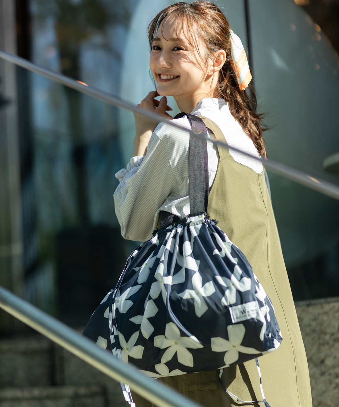 JOIN PARK 【Wpc.】パッカブルレインバッグカバー【撥水＆防水加工生地 大きい開け口 収納力バツグン エコバッグ トートバッグ サブバッグ コンパクト収納 折りたたみ】_sub_14