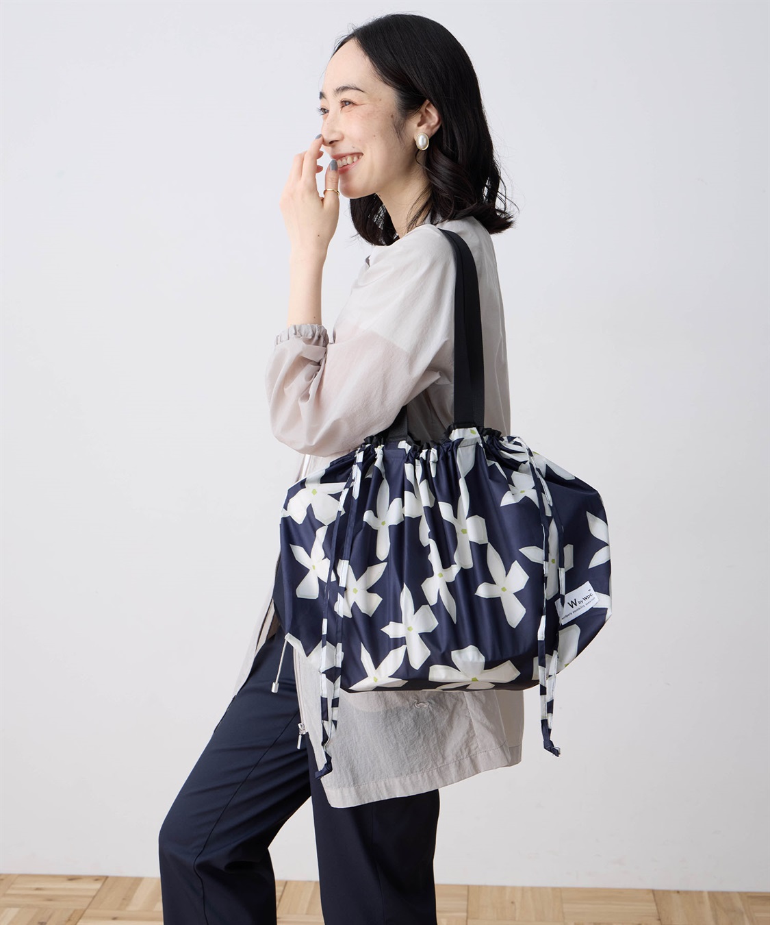 JOIN PARK 【Wpc.】パッカブルレインバッグカバー【撥水＆防水加工生地 大きい開け口 収納力バツグン エコバッグ トートバッグ サブバッグ コンパクト収納 折りたたみ】_sub_20