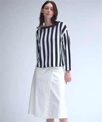 49AV JUNKO SHIMADA 【TIME SALE】ストライプ柄ボートネックニット_subthumb_8