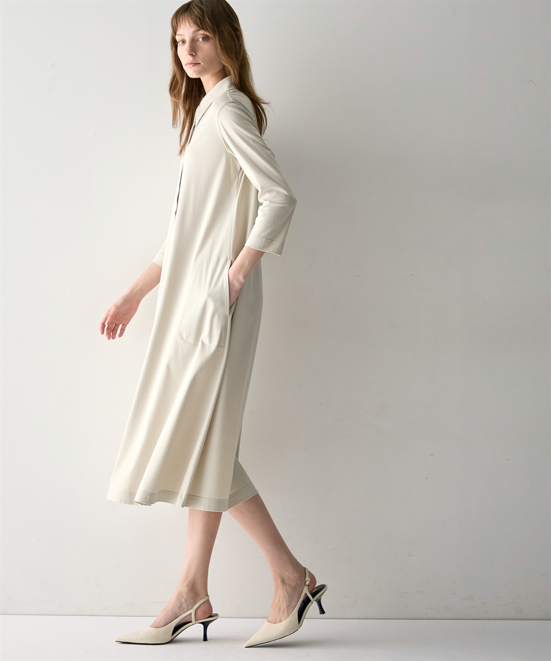 49AV JUNKO SHIMADA シャツディテールワンピース_sub_7