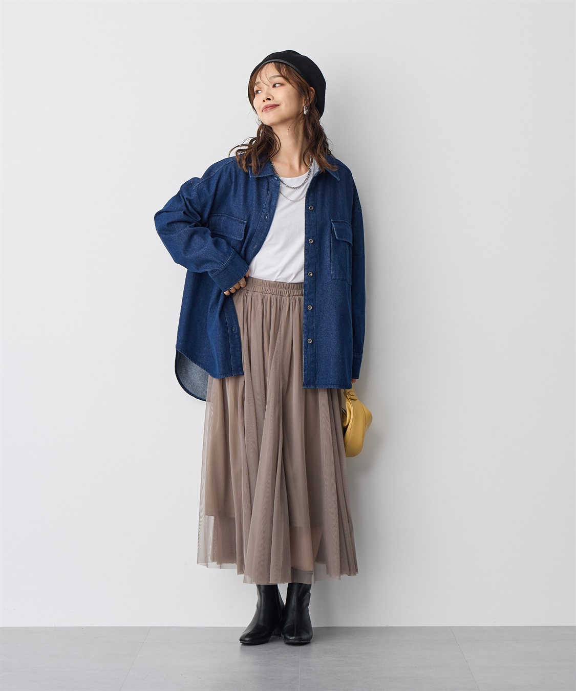 anyfee 【anyfee/大きいサイズ】チュールスカート《低身長サイズ有》◆新色追加◆_sub_1