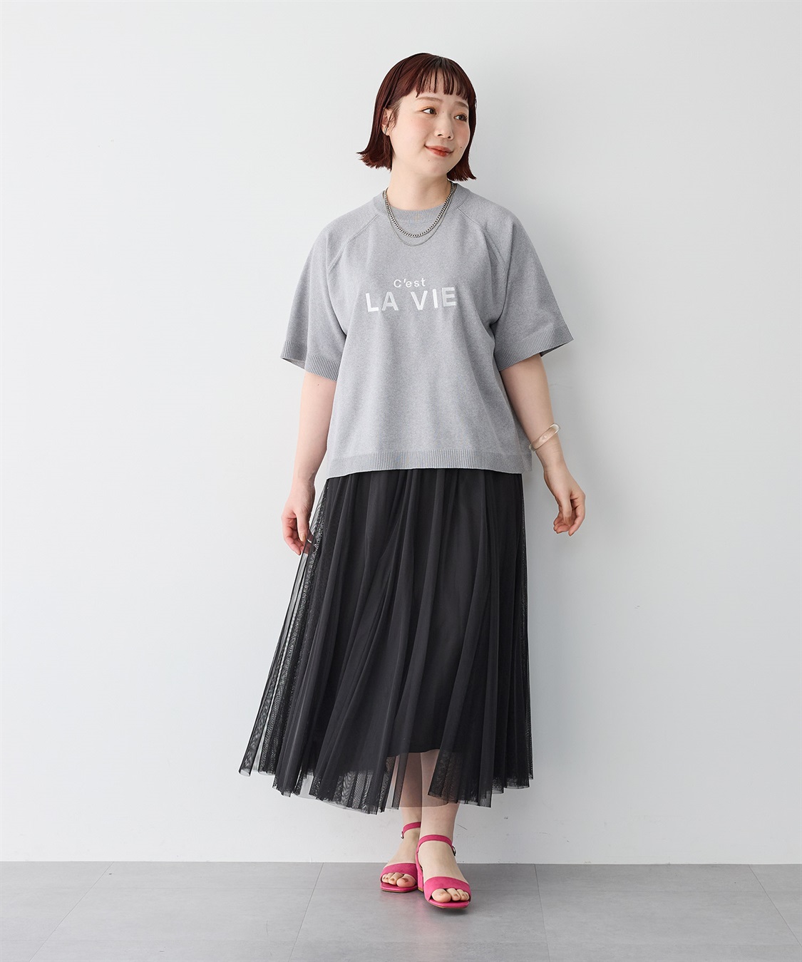 anyfee 【anyfee/大きいサイズ】チュールスカート《低身長サイズ有》◆新色追加◆_sub_20