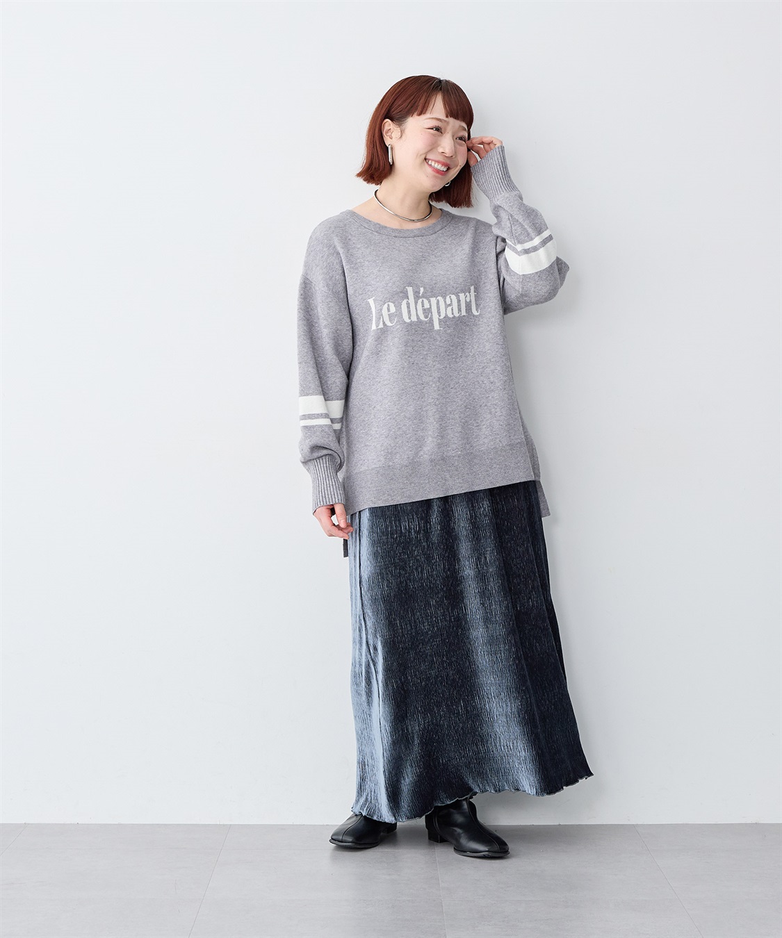 anyfee 【anyfee/大きいサイズ】ジャガードロゴニットプルオーバー_sub_20