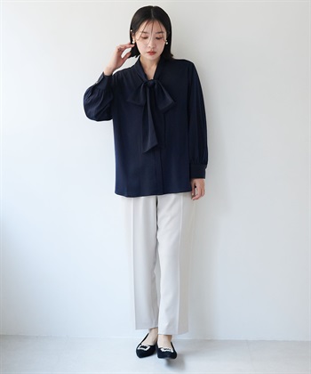 anyfee 【anyfee/大きいサイズ】美シルエットストレッチテーパードパンツ《セレモニー/オケージョン》_subthumb_7