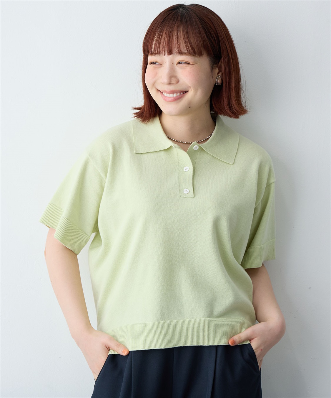 anyfee 【anyfee/大きいサイズ】ポロニットプルオーバー_sub_22