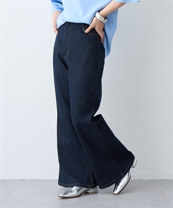 anyfee 【anyfee/大きいサイズ】デニムフレアパンツ_subthumb_20