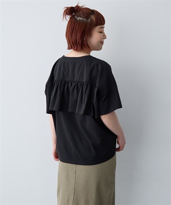anyfee 【anyfee/大きいサイズ】バックフリルTシャツトップス_subthumb_13
