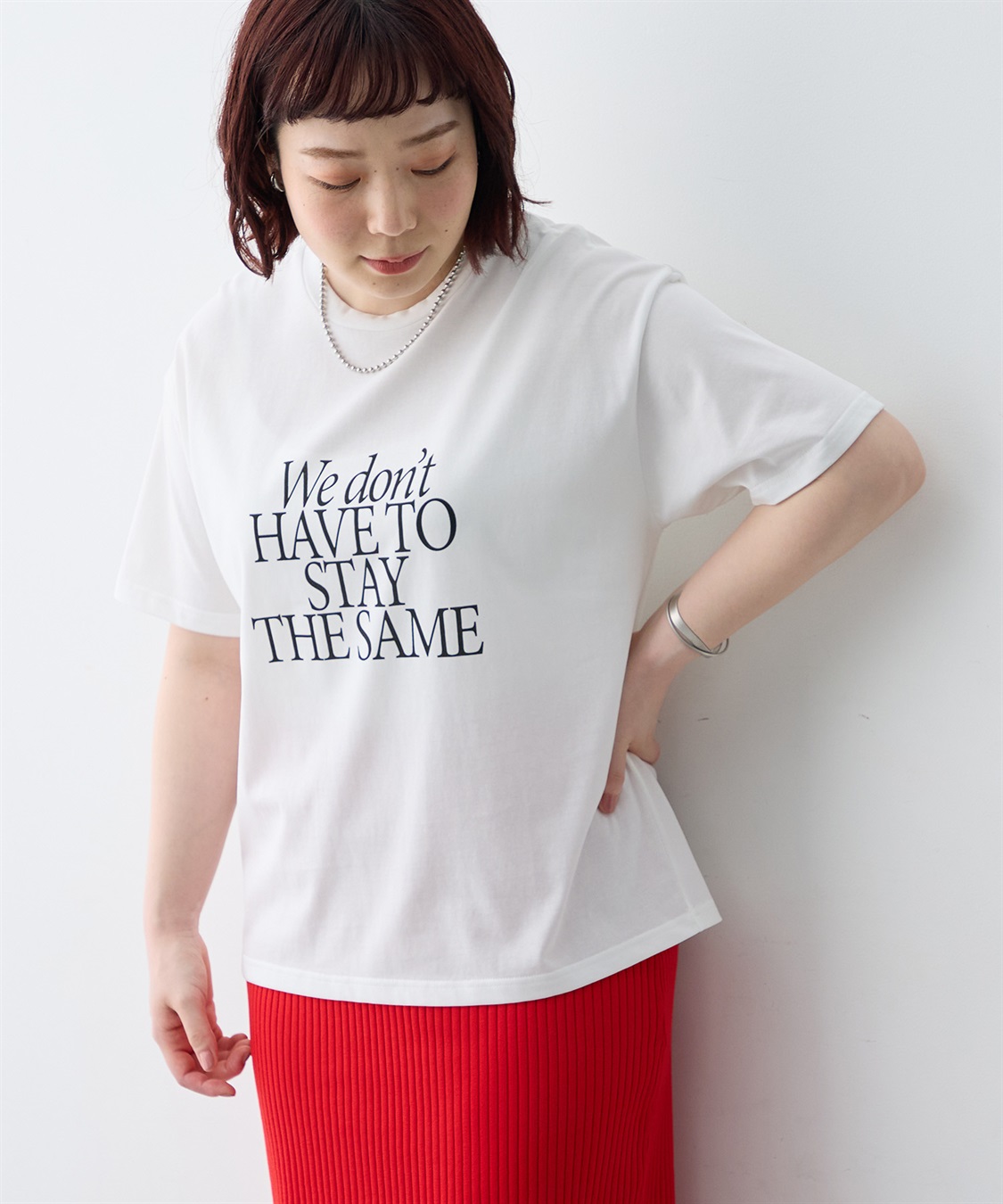 anyfee 【anyfee/大きいサイズ】選べる2柄・多機能プリント半袖Tシャツ《接触冷感・遮熱機能》_sub_2