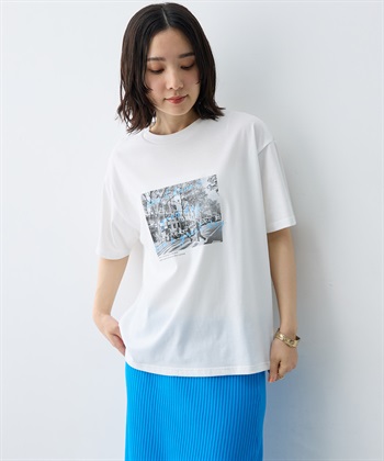 anyfee 【anyfee/大きいサイズ】選べる2柄・多機能プリント半袖Tシャツ《接触冷感・遮熱機能》_subthumb_7
