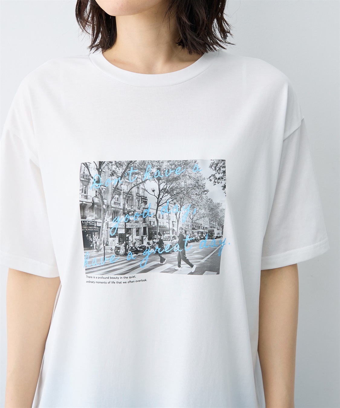anyfee 【anyfee/大きいサイズ】選べる2柄・多機能プリント半袖Tシャツ《接触冷感・遮熱機能》_sub_10