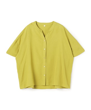 anyfee 【anyfee×HINAコラボ】バックフリル半袖シャツ/チュニック《大きいサイズ》_subthumb_29