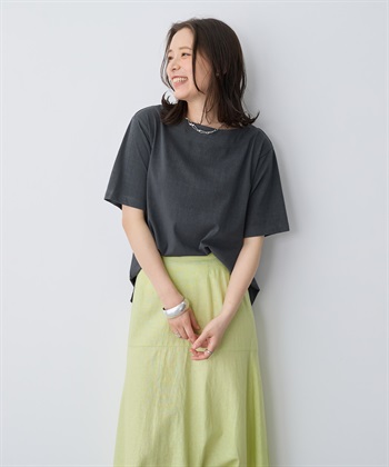 anyfee 【anyfee/プラスサイズ】接触冷感・ボートネックTシャツ_subthumb_11
