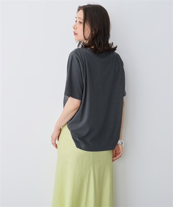 anyfee 【anyfee/プラスサイズ】接触冷感・ボートネックTシャツ_subthumb_12