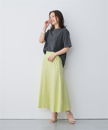 anyfee 【anyfee/プラスサイズ】接触冷感・ボートネックTシャツ_subthumb_16