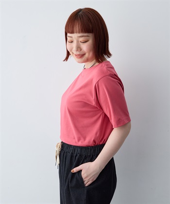 anyfee 【anyfee/大きいサイズ】着てサラ汗じみ防止ボートネックTシャツ《接触冷感・吸水速乾》（2026SS）_subthumb_15