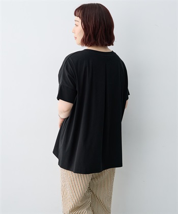 anyfee 【anyfee/大きいサイズ】着てサラバックタックフレアTシャツ/チュニック《接触冷感・UVカット》_subthumb_22