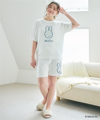 chara station 【miffy/ミッフィー】もちふわsleepソフトエアニット半袖トップスルームウェア◆別注◆上下別売り_subthumb_17