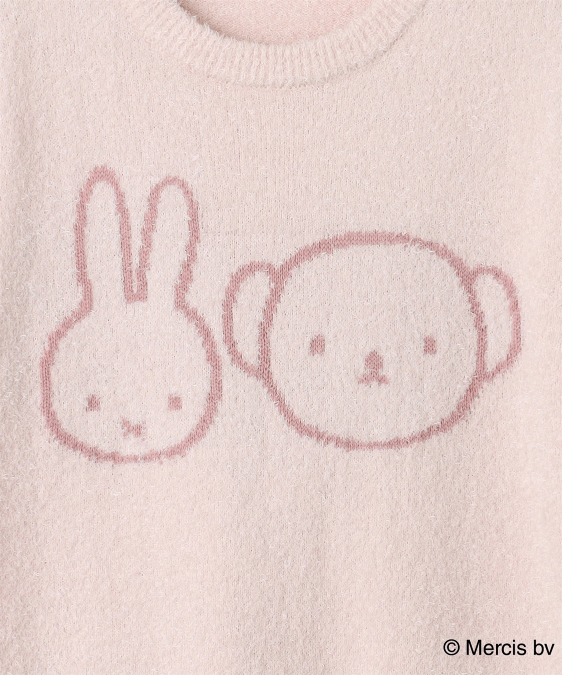 chara station 【miffy/ミッフィー】もちふわsleepソフトエアニット半袖トップスルームウェア◆別注◆上下別売り_sub_26