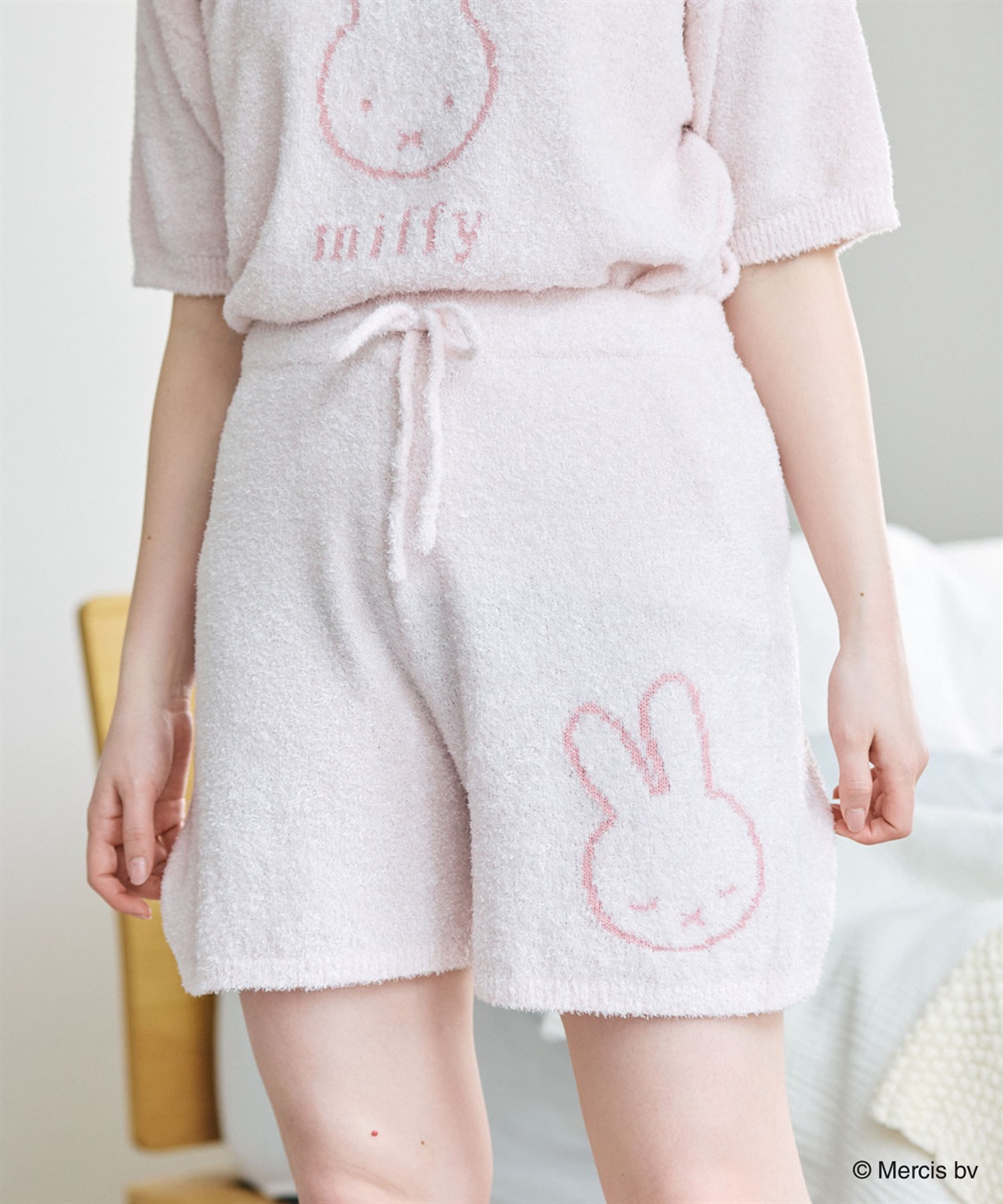 Life Style by cross marche 【miffy/ミッフィー】もちふわsleepソフトエアニットショートパンツルームウェア◆別注◆上下別売り_sub_1