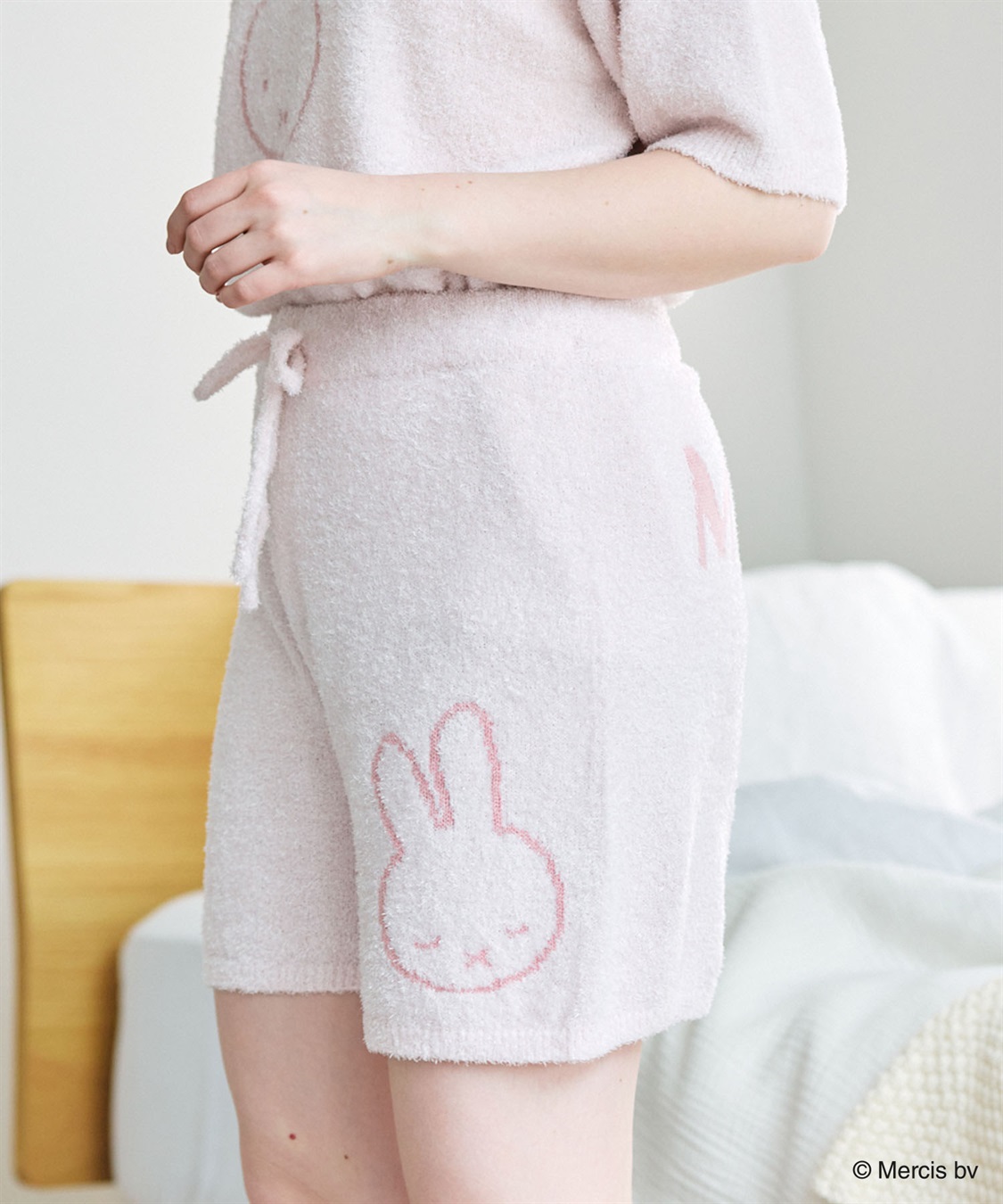 Life Style by cross marche 【miffy/ミッフィー】もちふわsleepソフトエアニットショートパンツルームウェア◆別注◆上下別売り_sub_5