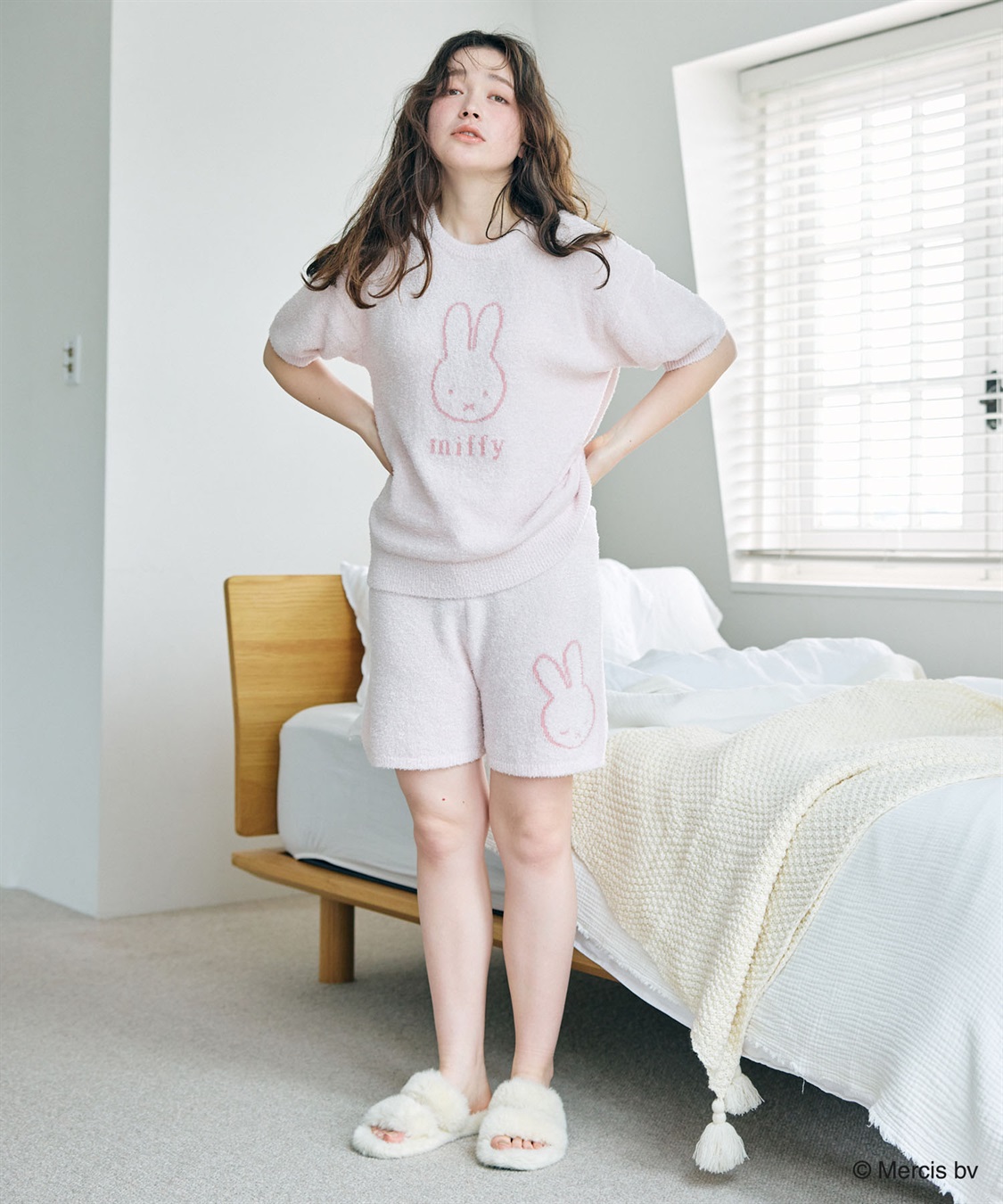 Life Style by cross marche 【miffy/ミッフィー】もちふわsleepソフトエアニットショートパンツルームウェア◆別注◆上下別売り_sub_10