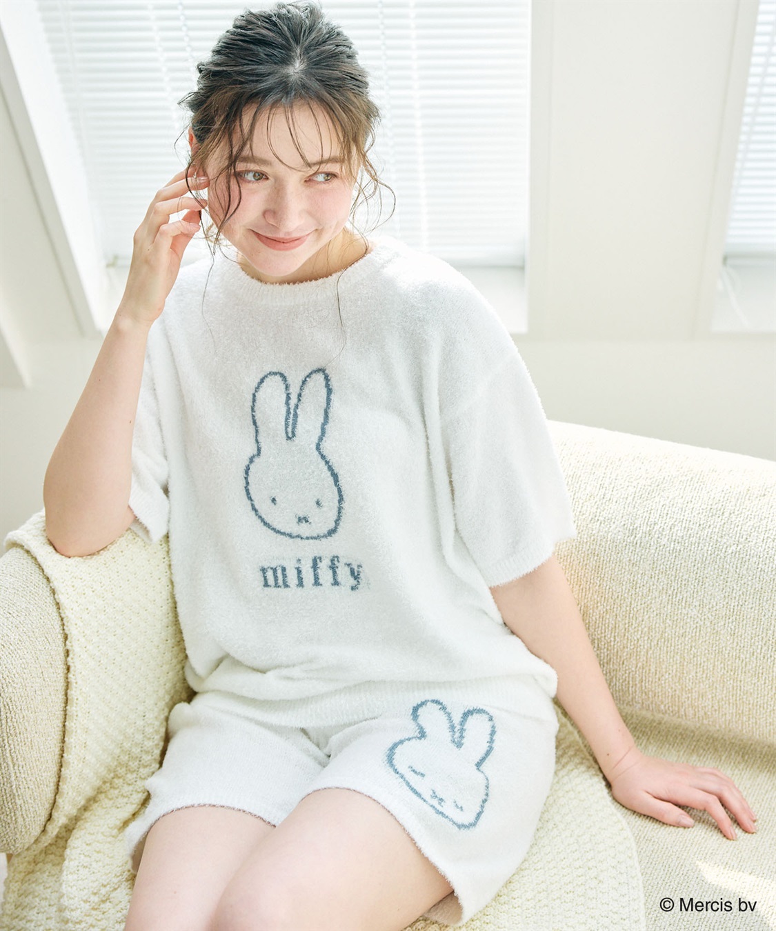Life Style by cross marche 【miffy/ミッフィー】もちふわsleepソフトエアニットショートパンツルームウェア◆別注◆上下別売り_sub_21