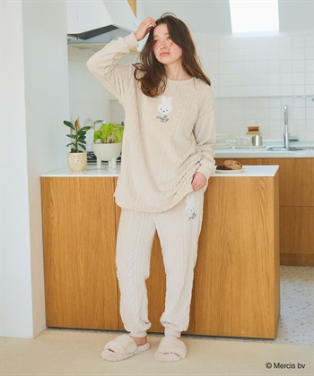 chara station 【miffy/ミッフィー】刺繍ケーブルフリース長袖トップス/ルームウェア（上下別売り）_subthumb_20