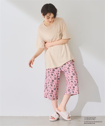 Life Style by cross marche 【ピーナッツ/PEANUTS】ひんやり総柄ハーフパンツ《大きいサイズ有》_subthumb_9