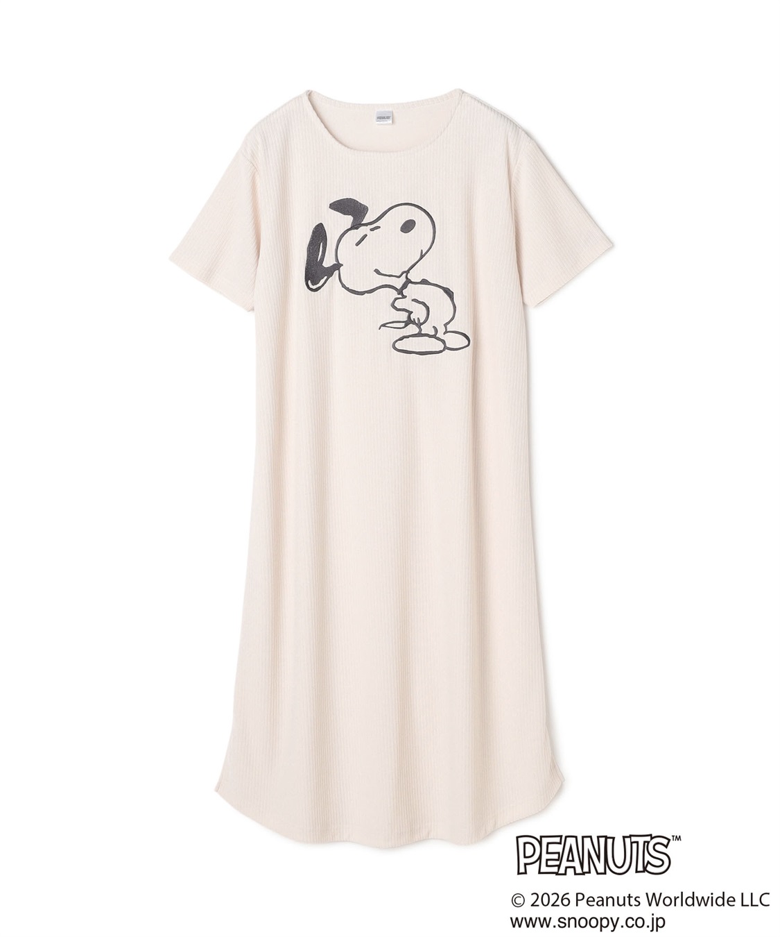 chara station 【PEANUTS/ピーナッツ】SNOOPY/スヌーピーパイルリブルームウェアワンピース（上下別売り）（2026SS）_sub_24