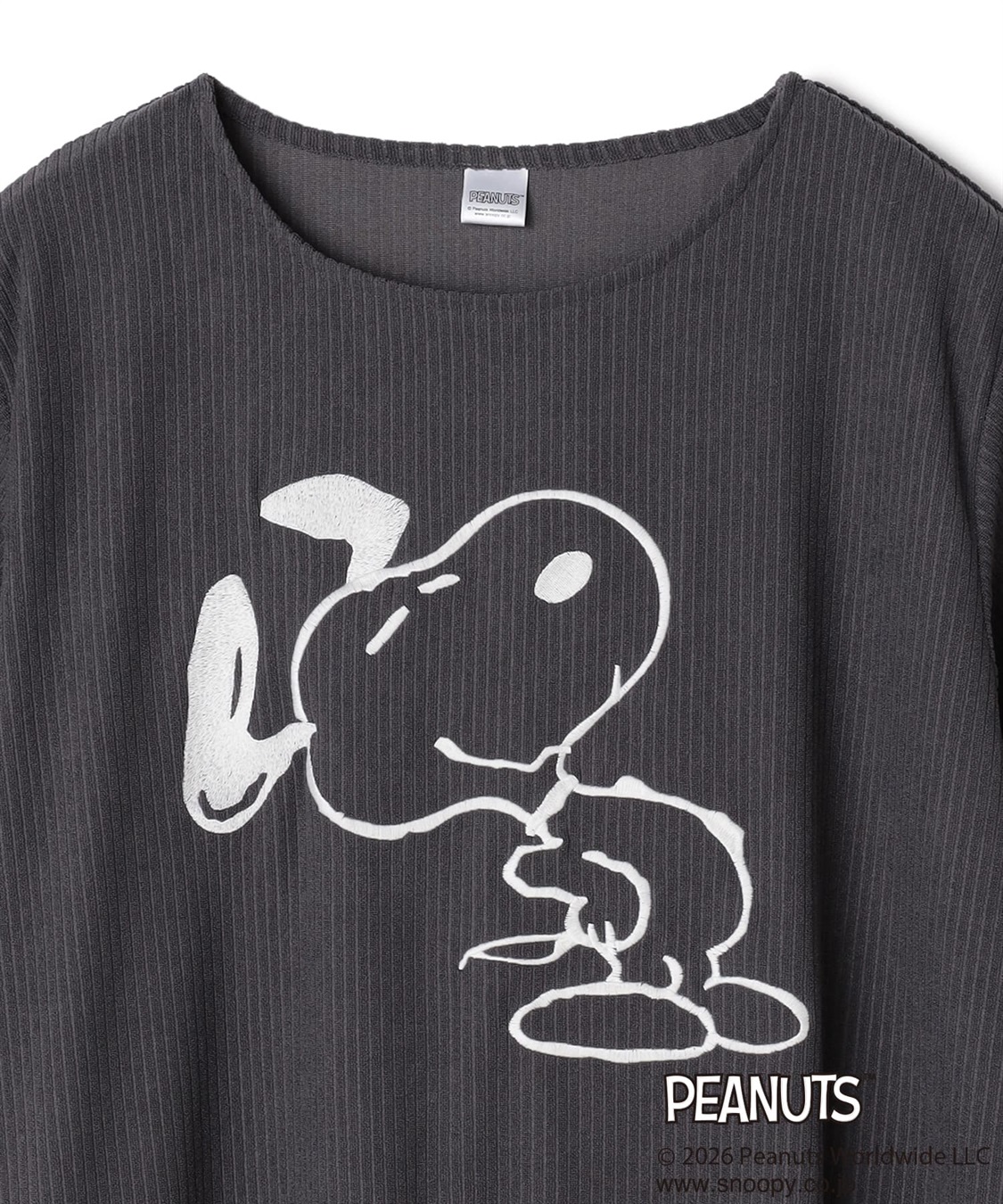 chara station 【PEANUTS/ピーナッツ】SNOOPY/スヌーピーパイルリブルームウェアワンピース（上下別売り）（2026SS）_sub_26
