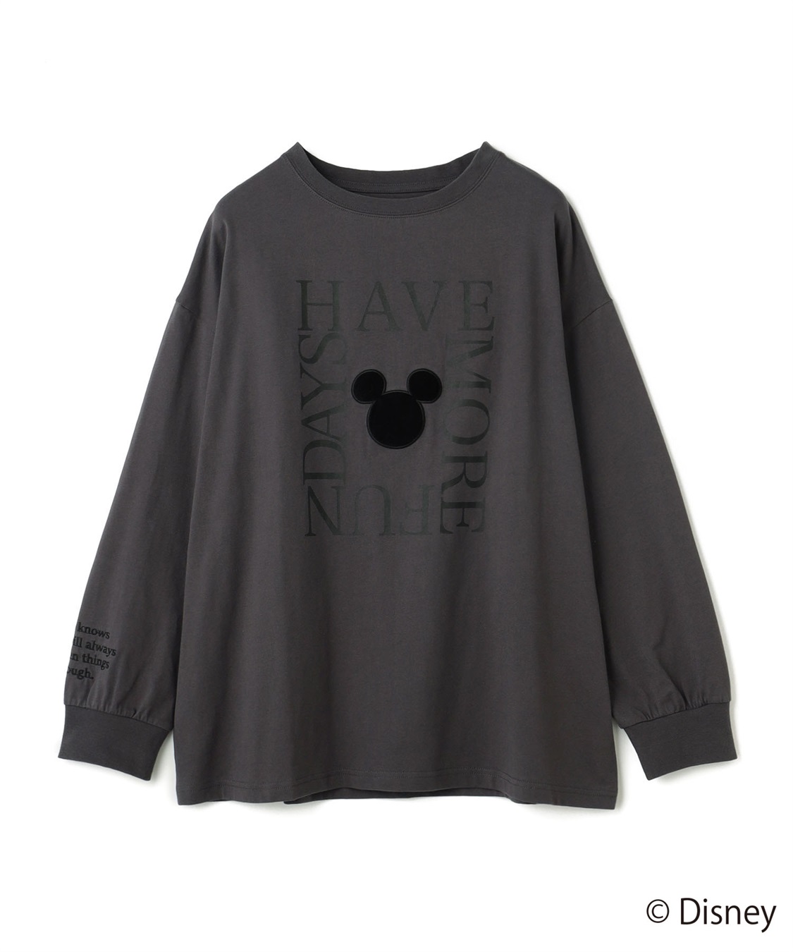 anyfee 【anyfee/プラスサイズ】《Disney/ディズニー》レタリングフロントプリントTシャツ_sub_20