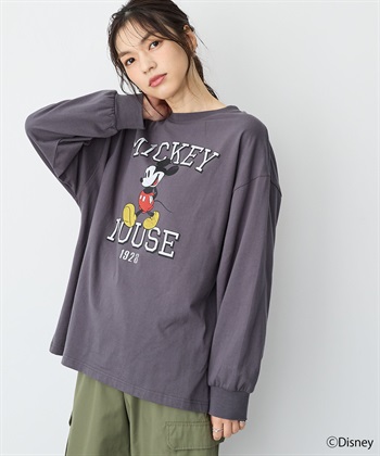anyfee 【anyfee/プラスサイズ】《Disney/ディズニー》ミッキーマウスオールドグラフィックプリントTシャツ_subthumb_7