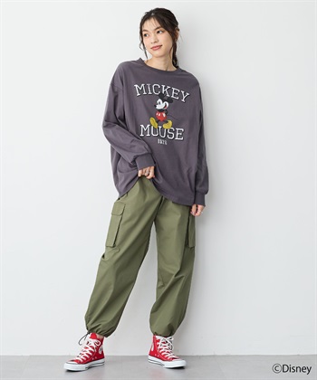 anyfee 【anyfee/プラスサイズ】《Disney/ディズニー》ミッキーマウスオールドグラフィックプリントTシャツ_subthumb_9