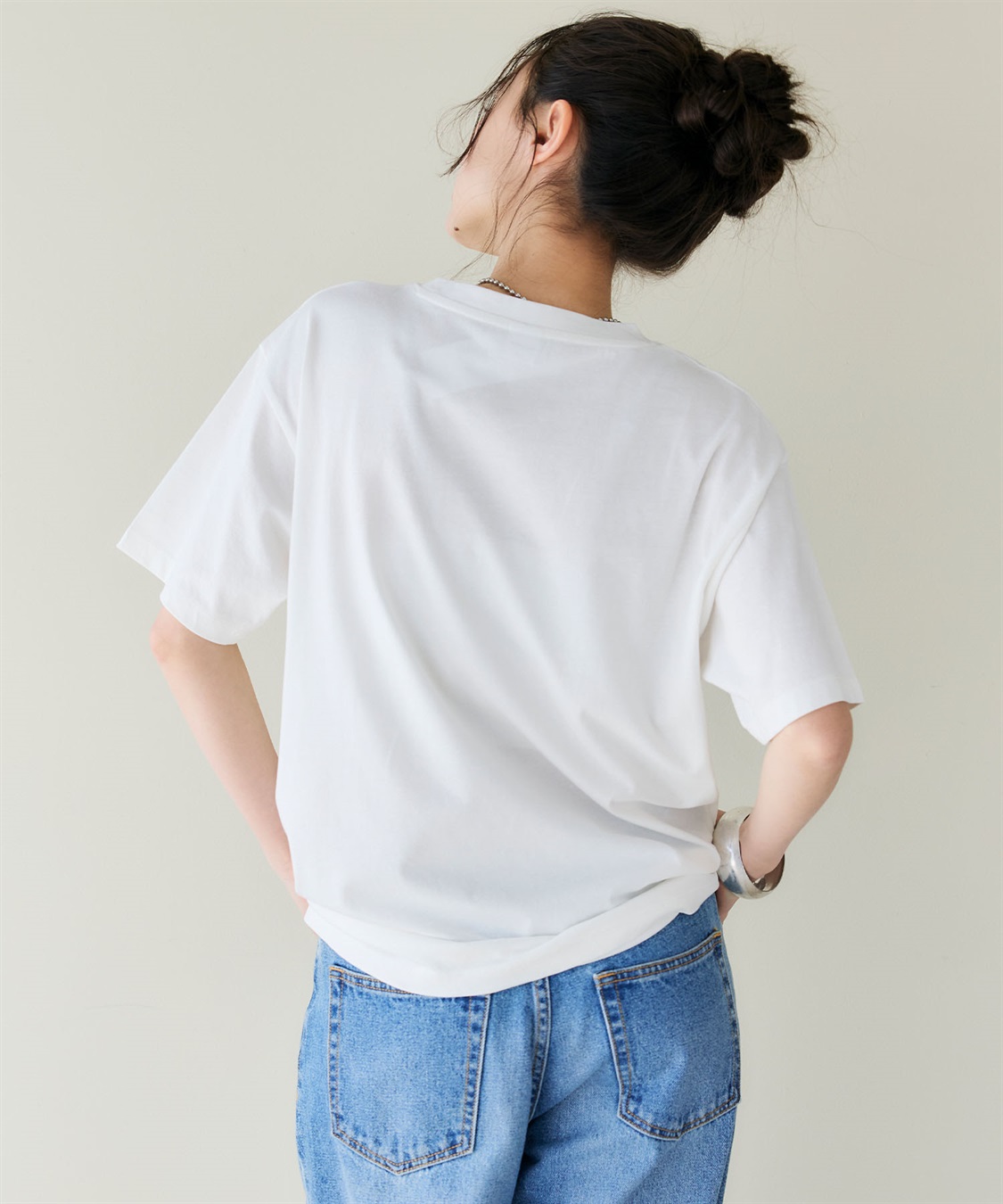 chara station 【PEANUTS/ピーナッツ】SNOOPY/スヌーピー＆ウッドストックフロッキープリントTシャツ_sub_28