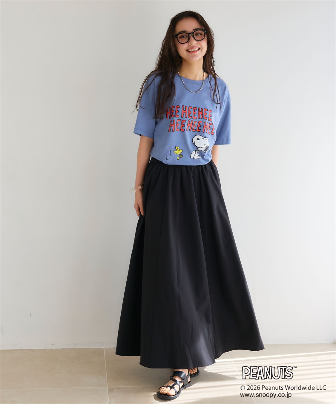 chara station 【PEANUTS/ピーナッツ】スヌーピー/SNOOPYヴィンテージ風カスレプリント半袖Tシャツ_sub_16