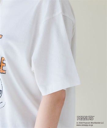 chara station 【PEANUTS/ピーナッツ】スヌーピー/SNOOPYヴィンテージ風カスレプリント半袖Tシャツ_subthumb_20